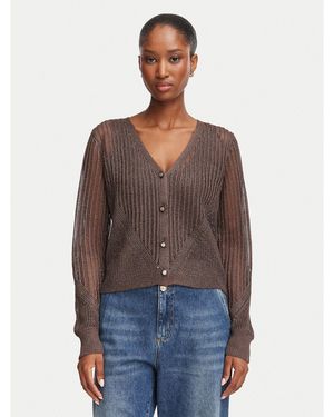 Morgan Strickjacke 242-Magathe Regular Fit - Braun