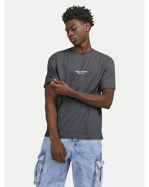 Jack & Jones T-Shirt Vesterbro 12240121 Relaxed Fit - Grau