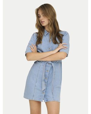 ONLY Jeanskleid Vibbe 15372569 Regular Fit - Blau