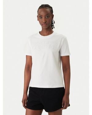 Versace Jeans Couture T-Shirt 80Haht09 Regular Fit - Weiß