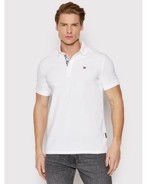 Napapijri Poloshirt Eolanos 3 Np0A4Gb3 Weiß Regular Fit