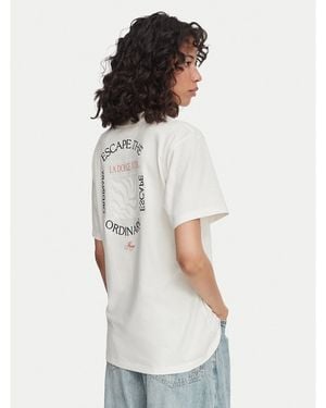 HUGO T-Shirt Vintage 50573326 Oversize - Weiß