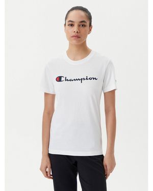 Champion T-Shirt 118090 Slim Fit - Weiß