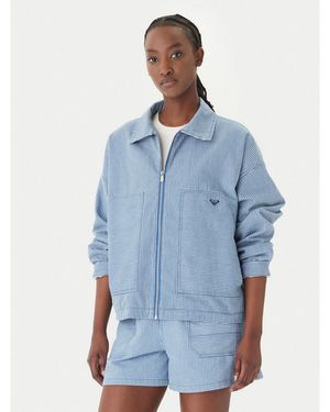 Roxy Jeansjacke Beachfront Bliss Erjjk03702 Himmelblau Regular Fit