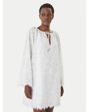 MICHAEL Michael Kors Sommerkleid Ms680R0Kpx Relaxed Fit - Weiß