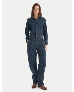 Wrangler Jumpsuit Western 112371042 Regular Fit - Blau