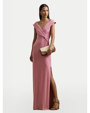 Ralph Lauren Abendkleid 253863940023 Slim Fit - Lila