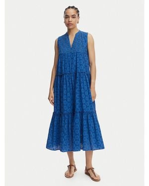 Lola Casademunt Sommerkleid Ls2616017 Regular Fit - Blau