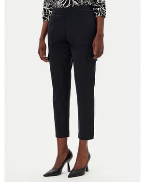 Olsen Stoffhose 14002075 Straight Fit - Schwarz