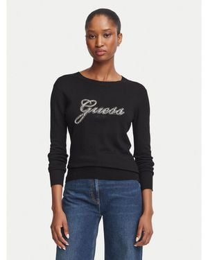Guess Pullover W6Br53 Z1454 Regular Fit - Schwarz