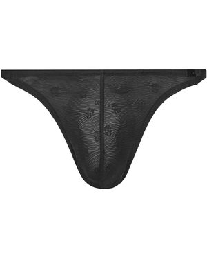 Hom Stringtanga Dark 402988 - Grau