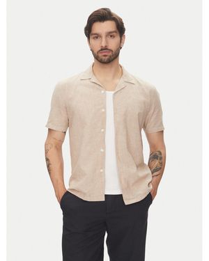 Lindbergh Hemd 30-203319 Relaxed Fit - Natur