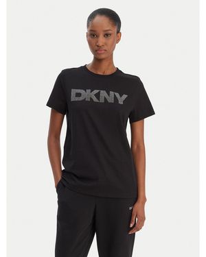 DKNY T-Shirt Dp6T1557 Relaxed Fit - Schwarz