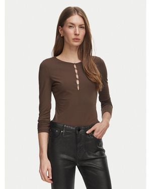 Guess Body W6Bp21 K6256 Slim Fit - Braun