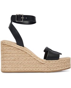 Calvin Klein Espadrilles Wedge Espad 70 Embl Lth Hw0Hw02897 - Blau