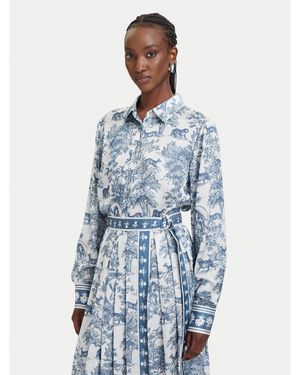 Fracomina Hemd Fs26St6020W435K5 Regular Fit - Blau