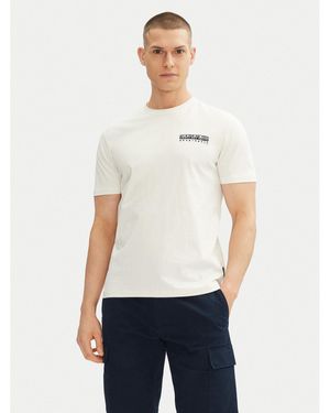 Napapijri T-Shirt S-Vignoni Back Ss Np0A4Ilxn1A1 Regular Fit - Weiß