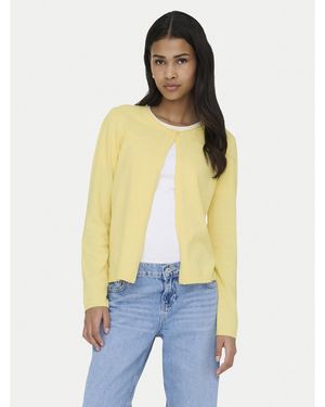ONLY Strickjacke Loyal 15371151 Regular Fit - Gelb