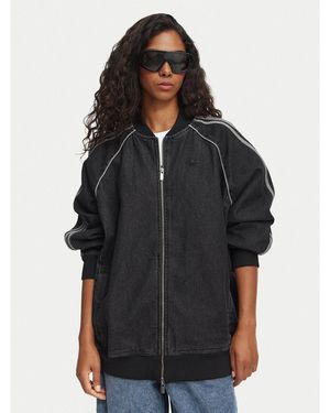 adidas Jeansjacke Sst Kq6471 Oversize - Schwarz