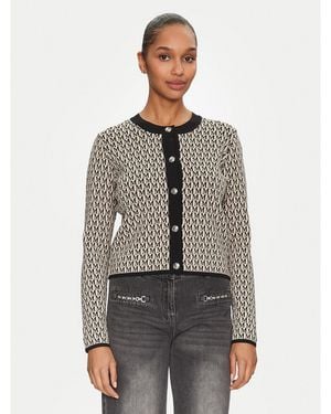 Morgan Strickjacke 251-Mesta Regular Fit - Grau