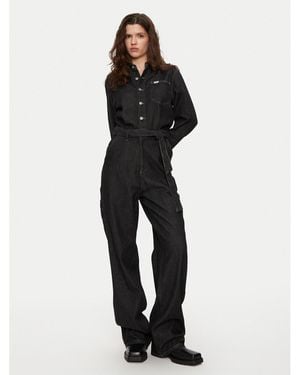 Lee Jeans Jumpsuit Chore 112356511 Relaxed Fit - Schwarz