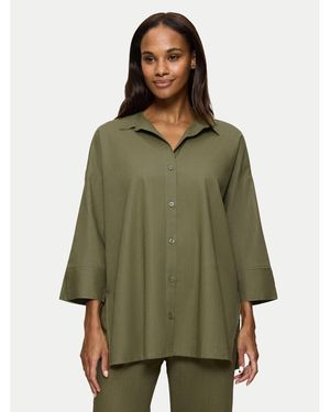 Triumph Hemd Summer 10222569 Oversize - Grün