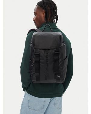 Calvin Klein Rucksack Rubberized Flap Backpack Lv04D3479G - Schwarz