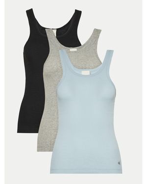 Calvin Klein 3Er-Set Tops Lv00Qs7493 Regular Fit - Blau