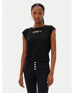 Met Bluse M10 304Tp Regular Fit - Schwarz