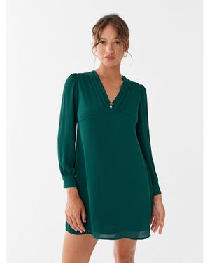 Liu Jo Kleid Für Den Alltag Mf3322 T0414 Grün Regular Fit