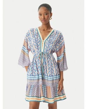Hale Bob Sommerkleid Theia 62Nt650A Relaxed Fit - Blau