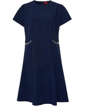 HUGO Kleid Für Den Alltag Kaelyn 50564798 Regular Fit - Blau