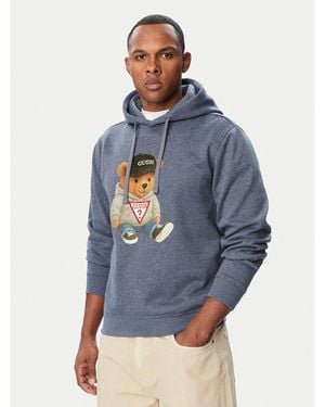 Guess Sweatshirt M6Bq31 K6562 Regular Fit - Blau