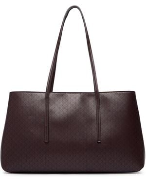 Calvin Klein Handtasche Emblem Aop Medium Work Tote Lv04F3786G - Lila