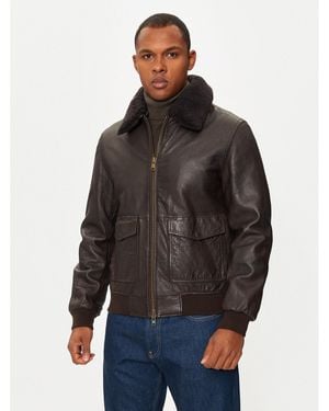 Bomboogie Lederjacke Jmgrygpshe4 Regular Fit - Schwarz