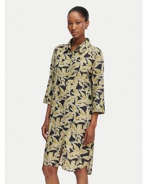 Selmark Hemdkleid Bo333 Regular Fit - Grün
