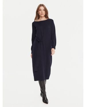 GAUDI Strickkleid 521Fd13001 Relaxed Fit - Blau