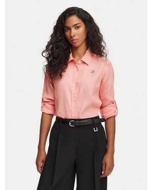 Beverly Hills Polo Club Hemd P-Ss26W-Sh0004 Regular Fit - Rot