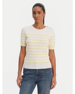 Morgan Pullover 251-Mteri Slim Fit - Weiß