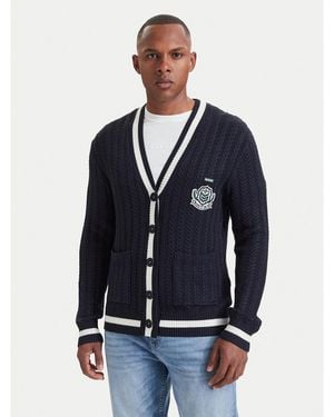 Guess Strickjacke Z6Yr01 Z1151 Regular Fit - Blau