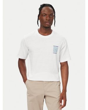 Jack & Jones T-Shirt Jake 12294944 Relaxed Fit - Weiß