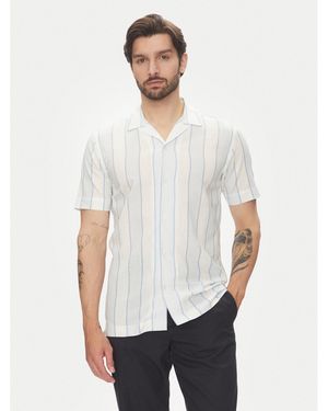 Lindbergh Hemd 30-203419 Relaxed Fit - Weiß