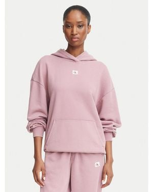 Calvin Klein Sweatshirt Lv047H223G Regular Fit - Pink