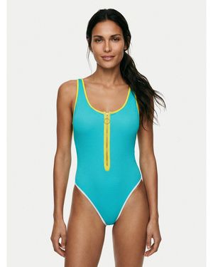 Seafolly Badeanzug Beach Bound Retro 11170-072 - Blau