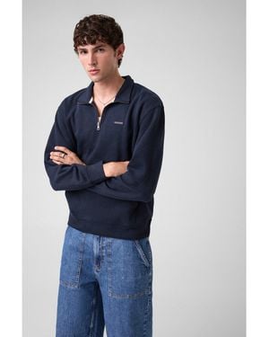 Guess Sweatshirt M6Bq04 K5405 Regular Fit - Blau