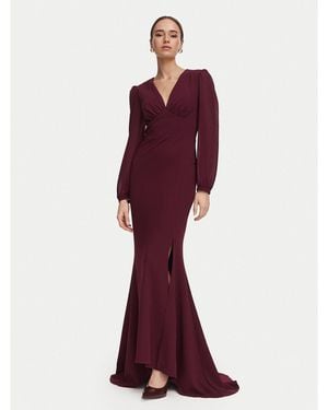 Rinascimento Abendkleid Cfc0130450003 Slim Fit - Rot
