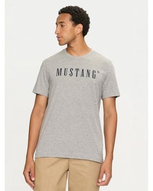 Mustang T-Shirt Austin 1014695 Regular Fit - Grau