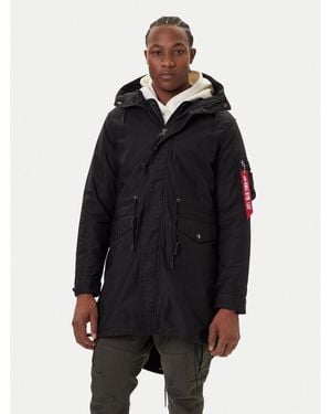 Alpha Industries Parka Studio M-51 Fishtail 258112 Regular Fit - Schwarz