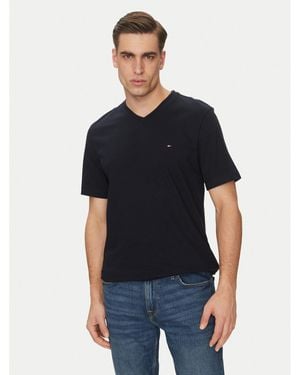 Tommy Hilfiger T-Shirt Essential V-Neck Tee Mw0Mw39249 Regular Fit - Schwarz
