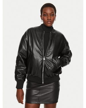 Silvian Heach Jacke Aus Kunstleder Tady Gpa24018Gb Regular Fit - Schwarz